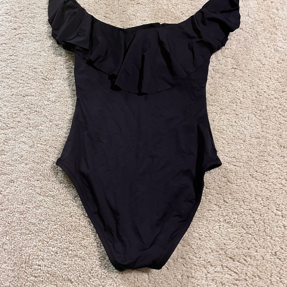 Monaco Off The Shoulder Ruffle One Piece Swimsuit